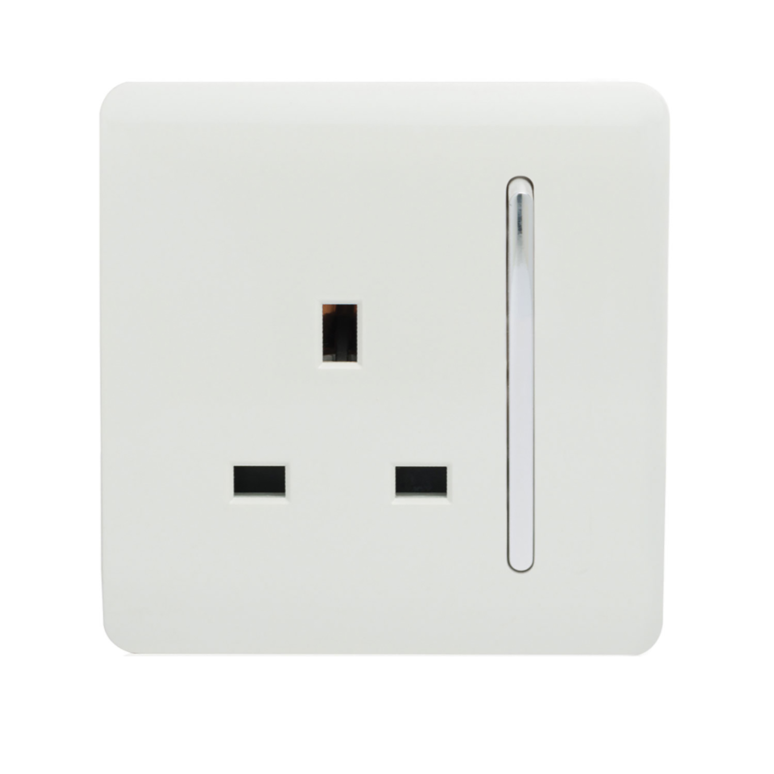 ART-SKT13WH  1 Gang 13Amp Switched Single Socket Ice White